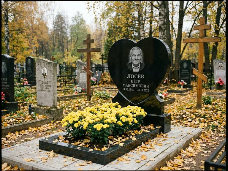 Керамический портрет пожилой женщины в Ростове-на-Дону