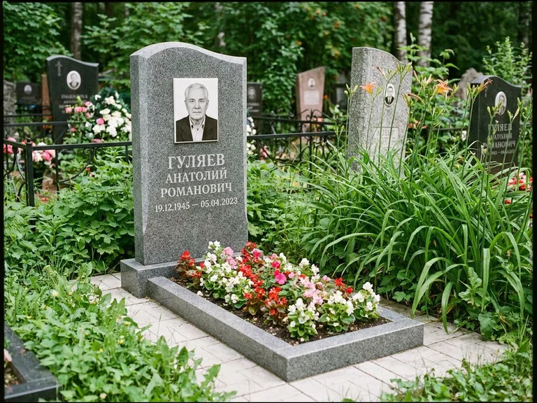 Портрет на керамике осенью в Ростове-на-Дону
