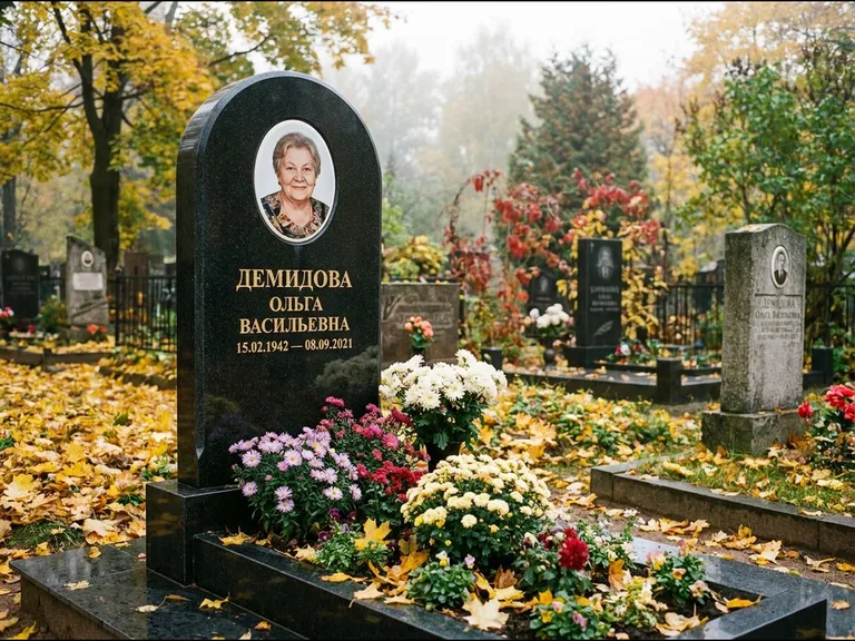 Керамический овал на стеле в Ростове-на-Дону
