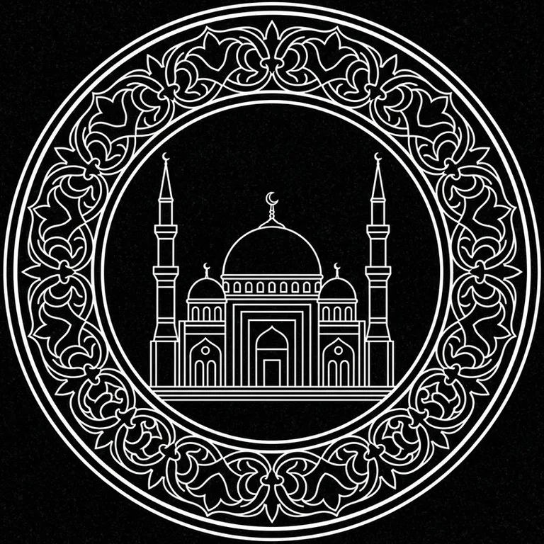 Эскиз: В медальоне — круглый медальон с восточным кантом в Ростове-на-Дону