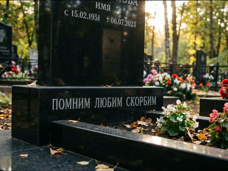 Эпитафия — гравировка с выездом на кладбище в Ростове-на-Дону