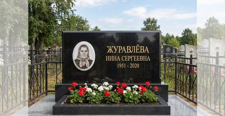Семейный (двойной) памятник, Памятники мастерской «Мастер Каменев» на кладбищах Ростова-на-Дону