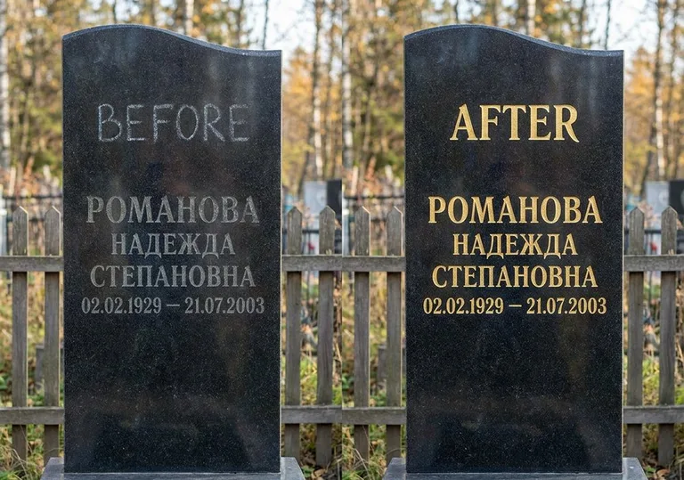Заделка трещин и полировка гранита: до и после в Ростове-на-Дону
