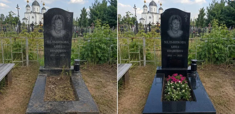Мойка фигурного памятника до и после в Ростове-на-Дону