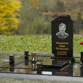 Гранитный памятник вертикальный светский - П149