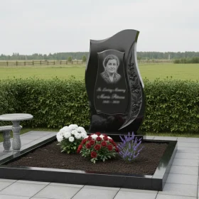 Гранитный мемориальный комплекс вертикальный - ПН127