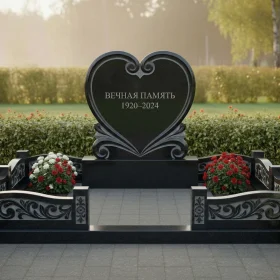 Вертикальный светский памятник с мемориальным комплексом - ПН523