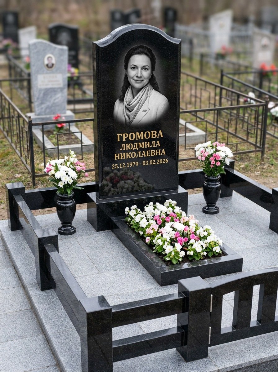 Портрет на памятнике в Ростове-на-Дону — Чёрно-белый портрет подготовили под станок — гравировка на стеле