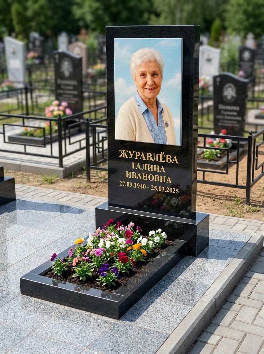 Портрет на памятнике в Ростове-на-Дону — Портрет в полный рост — керамогранит 400×600 мм