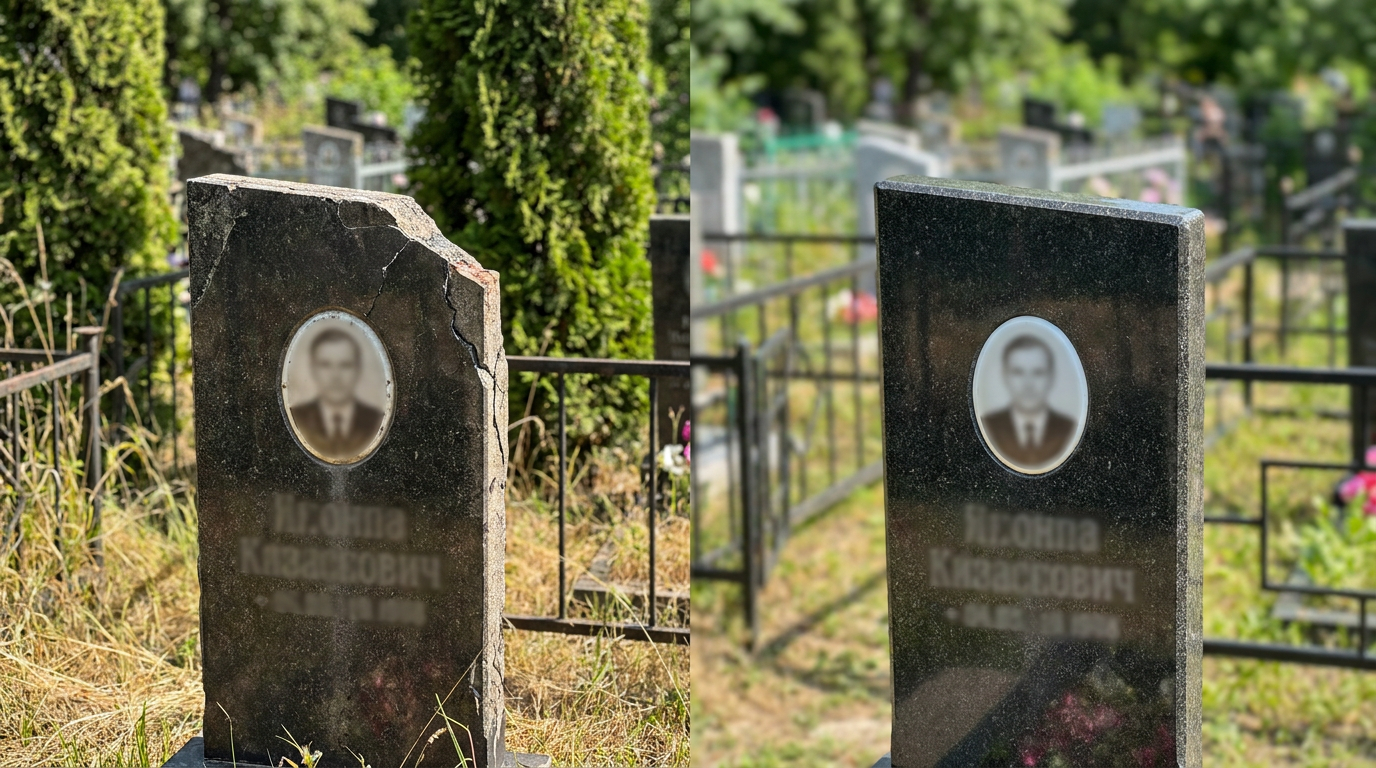 Реставрация памятника в Ростове-на-Дону — пример 3