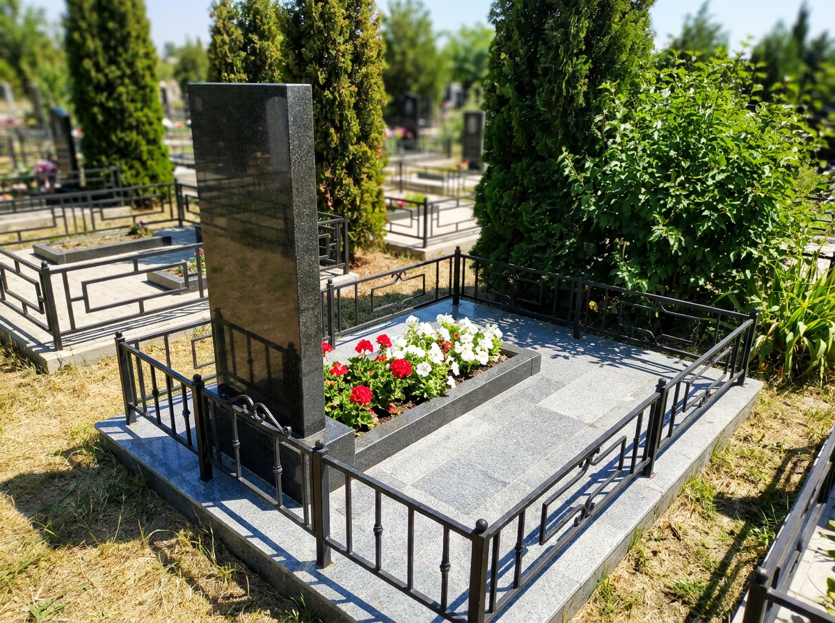Уборка могилы в Ростове-на-Дону — пример 3