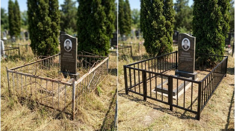 Установка ограды в Ростове-на-Дону — пример 1