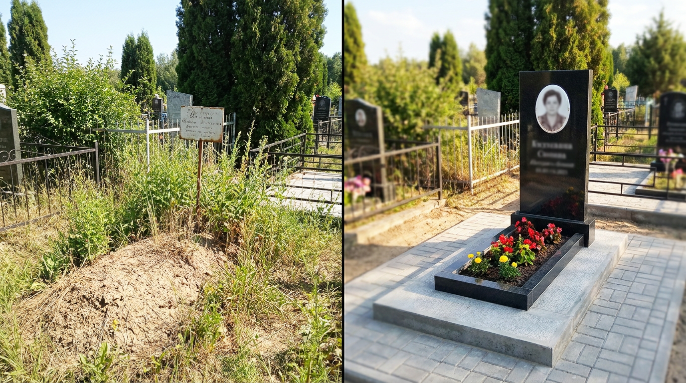 Установка памятника в Ростове-на-Дону — пример 2